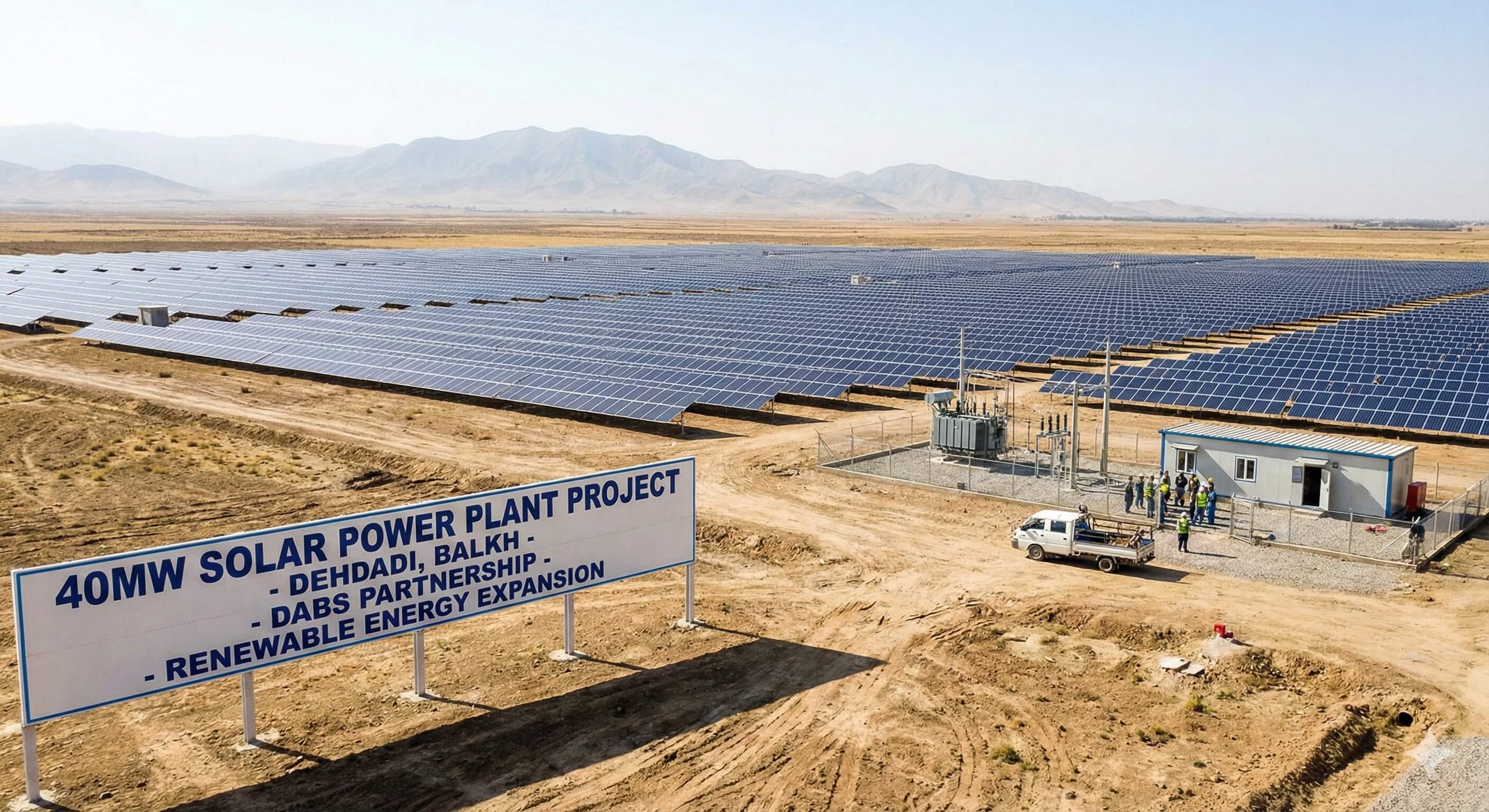 40MW Solar Power Plant in Dehdadi, Balkh